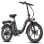 Bicicleta Eléctrica Eleglide F20+ 20Ah Motor 250W 90km Pantalla LCD Negra