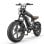 Bicicleta eléctrica HillMiles MileZoom 1 motor 75 Nm doble suspensión neumáticos 20x4.0