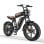 Bicicleta eléctrica HillMiles MileZoom 1 motor 75 Nm doble suspensión neumáticos 20x4.0