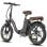 Bicicleta eléctrica ENGWE F20+ Pro plegable batería 22,5 Ah motor 250 W LCD camaleón