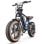 Bicicletta elettrica HillMiles MileZoom 1 250 W 75 Nm doppia sospensione pneumatici 20x4" retro