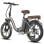 Bicicleta eléctrica ENGWE F20+ Pro plegable aluminio motor 250W batería 22,5Ah 100 km LCD