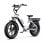 Bicicleta Elétrica OT08 Motor 500W Bateria 48V 18Ah Suspensão Dupla Pneus 20 x 4.0 Polegadas Travões Hidráulicos