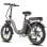 Vélo électrique F20+ Batterie 20 Ah 90 km Moteur 250 W Cadre intégré LCD