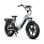 Bicicleta elétrica OT08 motor 500 W 48 V 18 Ah pneus 20 x 4.0 travões hidráulicos