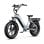 Bicicleta elétrica OT08 motor 500 W 48 V 18 Ah pneus 20 x 4.0 travões hidráulicos