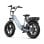 Bicicleta elétrica OT08 motor 500 W 48 V 18 Ah pneus 20 x 4.0 travões hidráulicos