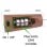 Tapón decorativo con guirnalda LED blanca cálida 2 m pack 4 unidades ABS pilas incluidas