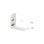 Caricabatterie da parete Ksix da 30 W, Power Delivery, ricarica ultraveloce, GAN, USB-C + USB-A, bianco