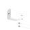 Carregador de rede Contact 30 W, fornecimento de energia, carregamento ultrarrápido, cabo USB-C + USB-C para USB-C de 1 m, branco