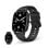 Smartwatch Ksix Pulse, ecrã de 1,83", bateria com duração de 7 dias, modo desporto e saúde, chamadas, IP68, preto