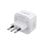 Adaptador de Enchufe Universal Europa a Italia Compacto Multienchufe Tipo C y F