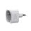 Adaptador de Enchufe Universal Europa a Italia Compacto Multienchufe Tipo C y F