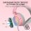 Razer Kraken Kitty V3 Pro Headset Gaming Sem Fios HyperSpeed e Bluetooth com Orelhas e RGB Quartz