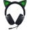 Auriculares Gaming Razer Kraken Kitty V3 X con cable orejas de gatito micrófono cardioide 40 mm negro