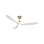 Ventilador de techo CasaFan ECO GENUINO-L 315278 152 cm DC Blanco Latón Cepillado Mando