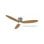 Ventilador de techo DC WiFi Smart Life Ø132 cm mando 6 velocidades roble natural