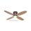 Deckenventilator DC Motor 112 cm Fernbedienung Wi-Fi Timer Slow Motion Naturholz