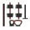 Kit de musculation Ksix 20 kg, haltères, disques, barre, kettlebell, noir