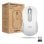 Souris Logitech sans fil 4000 DPI SmartWheel Bluetooth, main droite, blanc