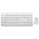 Teclado de membrana Logitech Signature MK650 Layout IT con ratón inalámbrico blanco