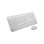 Teclado de membrana Logitech Signature MK650 Layout IT con ratón inalámbrico blanco