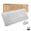 Teclado de membrana Logitech Signature MK650 Layout IT con ratón inalámbrico blanco