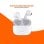 PcCom Essential Start Auriculares Bluetooth 6.0 TWS Brancos