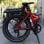 Bicicleta Elétrica Legend Siena 24" dobrável bateria 13 Ah travões hidráulicos vermelho