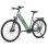 Bicicleta elétrica urbana FAFREES FM9 Motor central BAFANG 250 W Bateria 36 V 15 Ah Suspensão hidráulica Shimano 7 velocidades