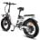 Bicicleta elétrica F20 X-Max 750W 48V 30Ah Tripla Suspensão Hidráulica LCD Shimano 7 Velocidades