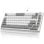 Mechanische Tastatur Ajazz AK820 ANSI 75% Grau Weiss mit Drehknopf USB-C