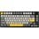 Mechanische Tastatur Ajazz AK820 Pro 75 Prozent Grau mit RGB und TFT-Display DE Layout kabellos