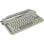 Tastatur Membran Ajazz AF84 US Layout kabellos Bluetooth Retro-Technik Grau