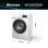Máquina de Lavar Roupa Hisense WF1Q8041BW1 8 kg 1400rpm Classe A Branca com Vapor e Auto Wash