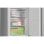 Frigorífico Bosch Combi 203cm 363L A No Frost Plata
