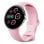Google Pixel Watch 3 WiFi GPS NFC 41mm AMOLED Silber Rose Quartz S/L Wasserfest IP68 5ATM SpO2