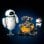 Bausatz LEGO Disney Pixar WALL-E und EVE 43279 811 Stück bewegliche Figuren