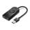Tarjeta de Sonido Externa Ugreen CM129 USB Control Volumen Doble Salida Audio 15 cm Negra