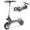 Patinete eléctrico 45 km/h 700 W con suspensión y luces LED plegable aluminio