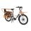 Bicicleta eléctrica YOUIN Berlin BK6100 motor central 250W doble batería 125 km hidráulicos 26"