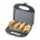 Grill eléctrico portátil 750W Superficie antiadherente y luces LED indicador