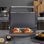 Grill doble placa antiadherente 1200W bandejas extraíbles apto lavavajillas