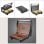 Grill doble placa antiadherente 1200W bandejas extraíbles apto lavavajillas