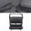 Grill doble placa antiadherente 1200W bandejas extraíbles apto lavavajillas