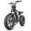 Bicicletta elettrica HillMiles MileZoom 1 250W doppia sospensione pneumatici 20 x 4 pollici