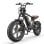Bicicletta elettrica HillMiles MileZoom 1 250W doppia sospensione pneumatici 20 x 4 pollici