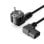 Cavo Alimentazione Universale COOL LXBRNDTR 1,8 m Nero Angolare