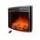 Chimenea eléctrica Purline CHE-630 frontal de cristal negro 2000W temporizador