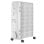 Radiador Eléctrico 2500W 11 elementos silencioso termostato ajustable apagado automático ruedas